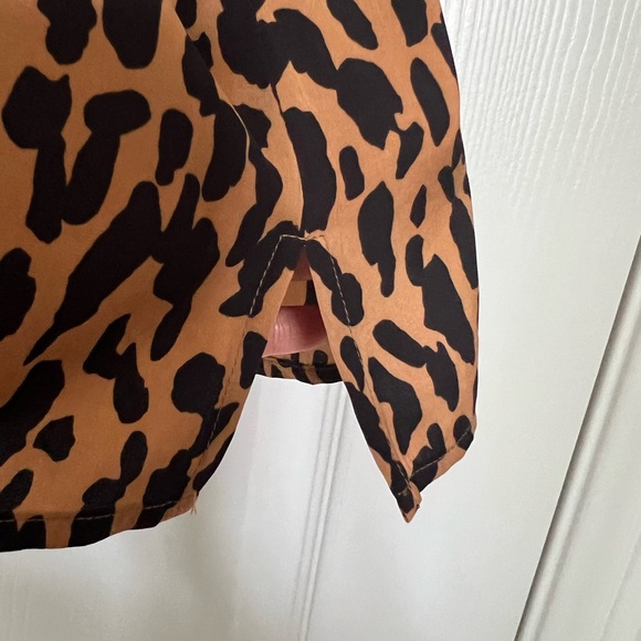 NWOT BP Leopard Animal Print Satin & Lace Trim Camisole - Picture 6 of 7